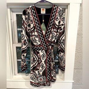 FARM Rio Hearts Mini Wrap Dress